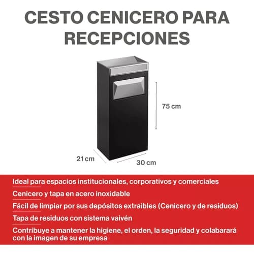 Papeleras Metálicas - Cenicero