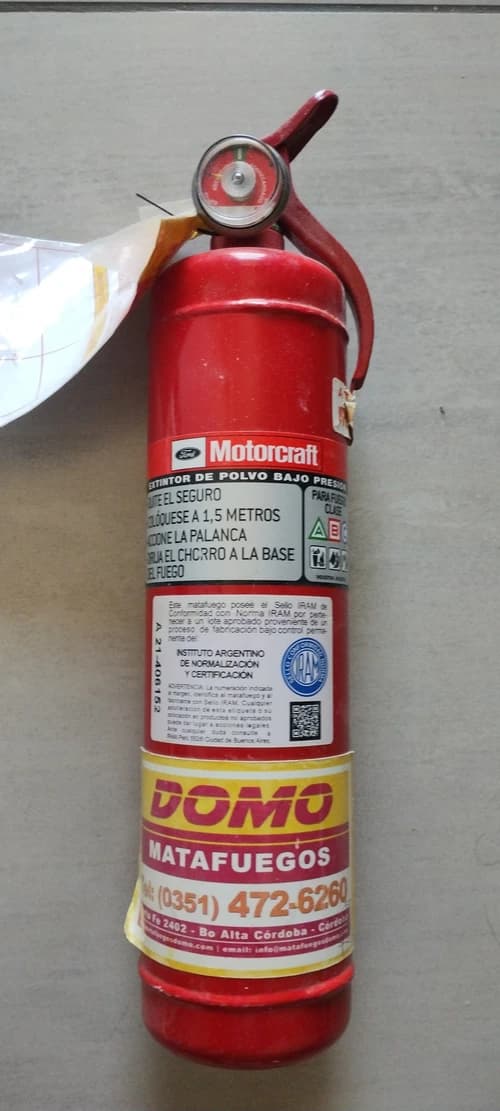 Extintor de Polvo Baja Presión 1Kg